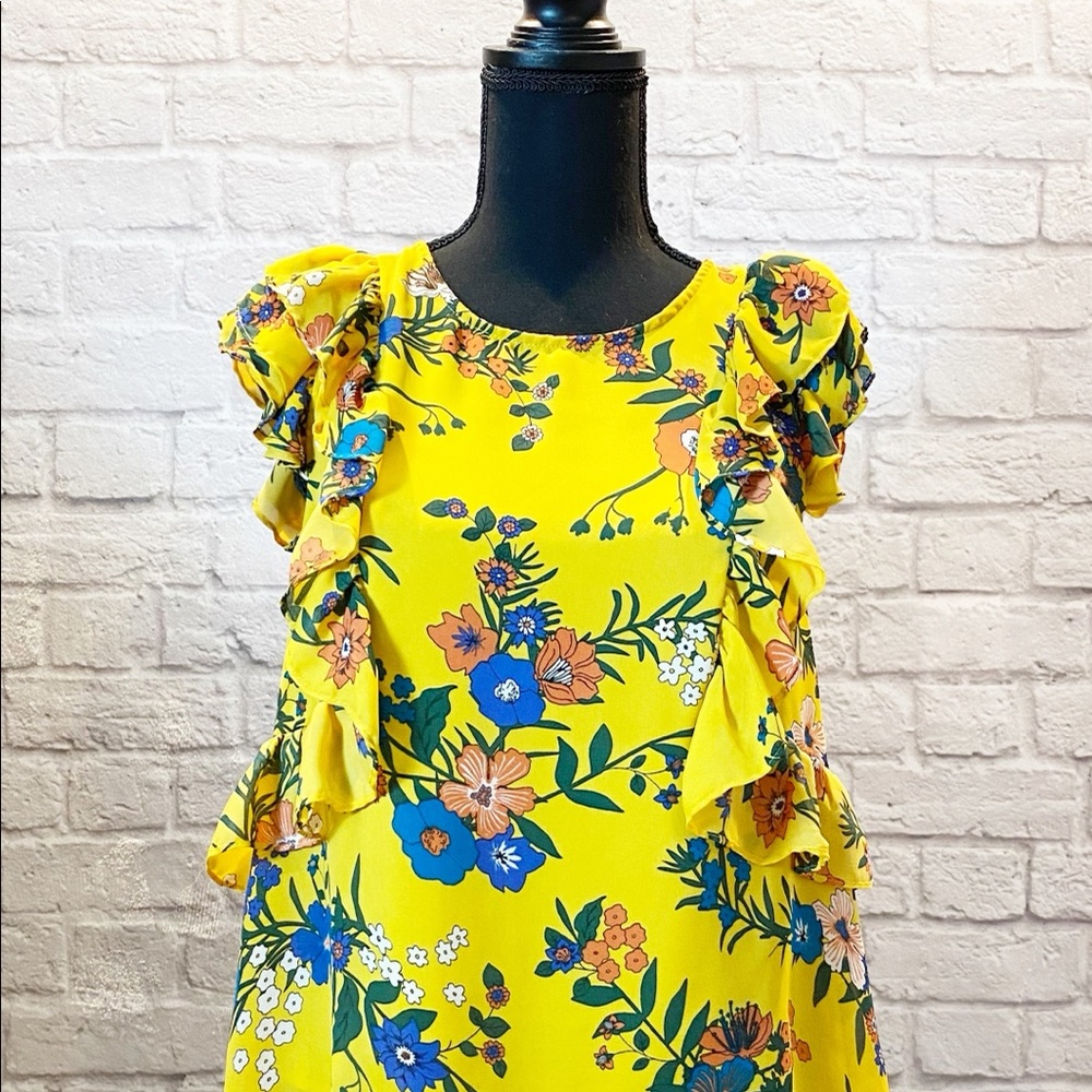 Floral Ruffle Blouse - Picture 12 of 14